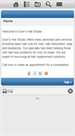 Mobile Screenshot of dyershaircentre.com